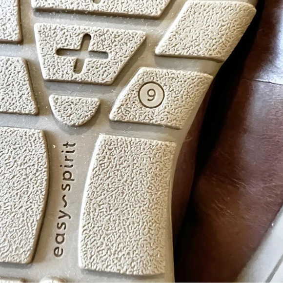 Easy Spirit Abide Smooth Brown Slip On‎ Loafer Size 9 WW Extra Wide New In Box - Picture 4 of 13